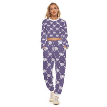 Load image into Gallery viewer, UTO IV Women&#39;s Crop Sweatshirt Suit
