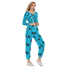 Load image into Gallery viewer, UTO IV Women&#39;s Crop Hoodie Sports Set
