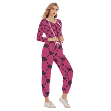 Load image into Gallery viewer, UTO IV Women&#39;s Crop Hoodie Sports Set

