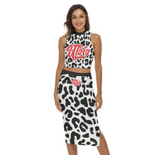Load image into Gallery viewer, UTO IV Women&#39;s Tank Top &amp; Split High Skirt Set
