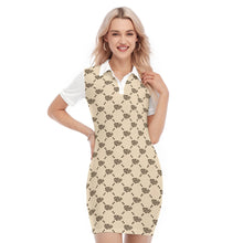 Load image into Gallery viewer, UTO IV Women&#39;s Polo Collar Dress
