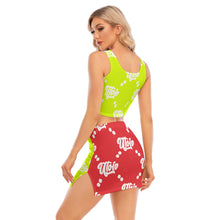Load image into Gallery viewer, UTO IV Women&#39;s Camisole And Hip Skirt Suit
