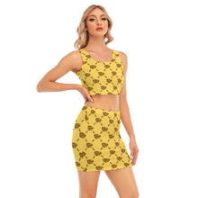 Load image into Gallery viewer, UTO IV Women&#39;s Camisole And Hip Skirt Suit
