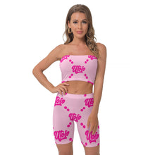 Load image into Gallery viewer, UTO IV Women&#39;s Breast Wrap Shorts Suit
