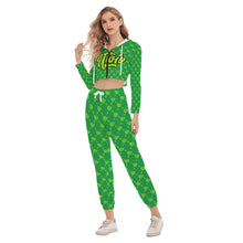 Load image into Gallery viewer, UTO IV Women&#39;s Crop Hoodie Sports Set
