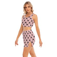 Load image into Gallery viewer, UTO IV Women&#39;s Camisole And Hip Skirt Suit
