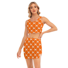Load image into Gallery viewer, UTO IV Women&#39;s Camisole And Hip Skirt Suit
