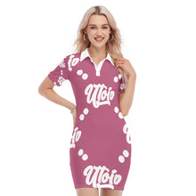 Load image into Gallery viewer, UTO IV Women&#39;s Polo Collar Dress

