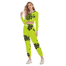 Load image into Gallery viewer, UTO IV Women&#39;s Crop Hoodie Sports Set
