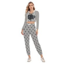 Load image into Gallery viewer, UTO IV Women&#39;s Crop Hoodie Sports Set
