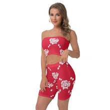 Load image into Gallery viewer, UTO IV Women&#39;s Breast Wrap Shorts Suit
