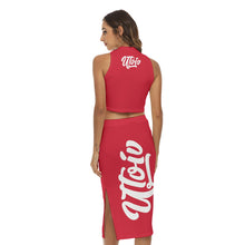 Load image into Gallery viewer, UTO IV Women&#39;s Tank Top &amp; Split High Skirt Set
