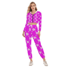 Load image into Gallery viewer, UTO IV Women&#39;s Crop Hoodie Sports Set
