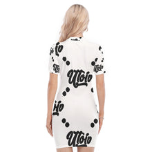 Load image into Gallery viewer, UTO IV &quot;Dalmatian&quot; Women&#39;s Polo Collar Dress
