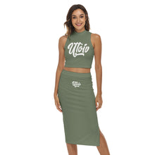 Load image into Gallery viewer, UTO IV Women&#39;s Tank Top &amp; Split High Skirt Set
