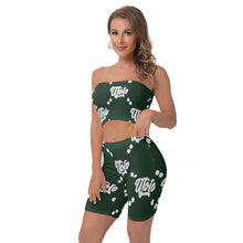 Load image into Gallery viewer, UTO IV Women&#39;s Breast Wrap Shorts Suit
