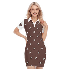 Load image into Gallery viewer, UTO IV Women&#39;s Polo Collar Dress
