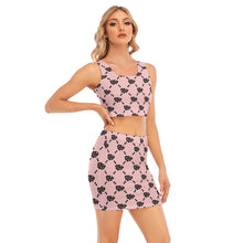 Load image into Gallery viewer, UTO IV Women&#39;s Camisole And Hip Skirt Suit
