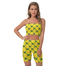 Load image into Gallery viewer, UTO IV Women&#39;s Breast Wrap Shorts Suit
