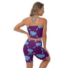 Load image into Gallery viewer, UTO IV Women&#39;s Breast Wrap Shorts Suit
