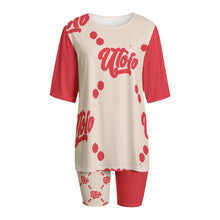 Load image into Gallery viewer, UTO IV &quot;Cheesecake&quot; Women&#39;s T-shirt Sets With Short Sleeve

