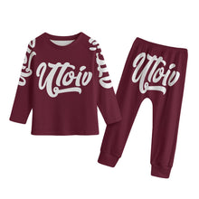 Load image into Gallery viewer, UTO IV Kid&#39;s Knitted Fleece Set
