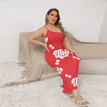 Load image into Gallery viewer, UTO IV Women&#39;s Oblique-Shoulder Exposure Dress With Side Split (Plus Size)
