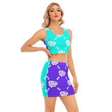 Load image into Gallery viewer, UTO IV Women&#39;s Camisole And Hip Skirt Suit
