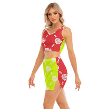 Load image into Gallery viewer, UTO IV Women&#39;s Camisole And Hip Skirt Suit
