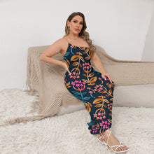 Load image into Gallery viewer, UTO IV Women&#39;s Oblique-Shoulder Exposure Dress With Side Split (Plus Size)
