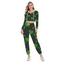 Load image into Gallery viewer, UTO IV &quot;Superb Bird&quot; Women&#39;s Crop Hoodie Sports Set
