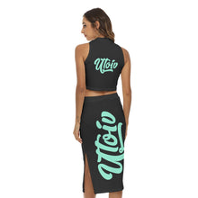 Load image into Gallery viewer, UTO IV Women&#39;s Tank Top &amp; Split High Skirt Set
