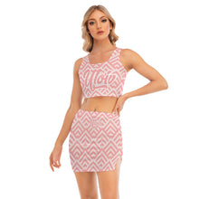 Load image into Gallery viewer, UTO IV Women&#39;s Camisole And Hip Skirt Suit
