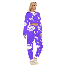 Load image into Gallery viewer, UTO IV Women&#39;s Crop Sweatshirt Suit
