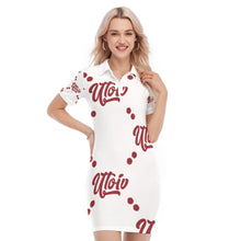 Load image into Gallery viewer, UTO IV Women&#39;s Polo Collar Dress
