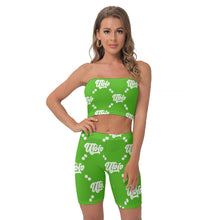 Load image into Gallery viewer, UTO IV Women&#39;s Breast Wrap Shorts Suit
