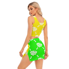 Load image into Gallery viewer, UTO IV Women&#39;s Camisole And Hip Skirt Suit
