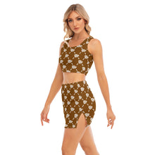 Load image into Gallery viewer, UTO IV Women&#39;s Camisole And Hip Skirt Suit

