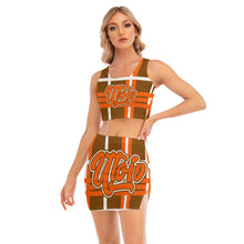 Load image into Gallery viewer, UTO IV Women's Camisole And Hip Skirt Suit
