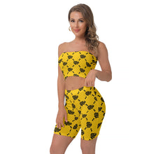 Load image into Gallery viewer, UTO IV Women&#39;s Breast Wrap Shorts Suit
