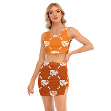 Load image into Gallery viewer, UTO IV Women&#39;s Camisole And Hip Skirt Suit
