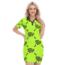 Load image into Gallery viewer, UTO IV Women&#39;s Polo Collar Dress
