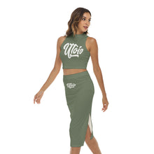 Load image into Gallery viewer, UTO IV Women&#39;s Tank Top &amp; Split High Skirt Set
