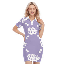 Load image into Gallery viewer, UTO IV Women&#39;s Polo Collar Dress
