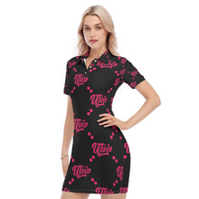Load image into Gallery viewer, UTO IV Women&#39;s Polo Collar Dress
