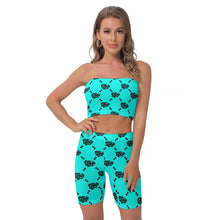 Load image into Gallery viewer, UTO IV Women&#39;s Breast Wrap Shorts Suit
