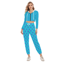 Load image into Gallery viewer, UTO IV Women&#39;s Crop Hoodie Sports Set
