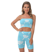 Load image into Gallery viewer, UTO IV Women&#39;s Breast Wrap Shorts Suit
