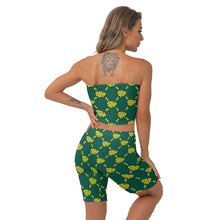 Load image into Gallery viewer, UTO IV Women&#39;s Breast Wrap Shorts Suit
