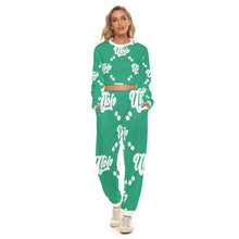 Load image into Gallery viewer, UTO IV Women&#39;s Crop Sweatshirt Suit
